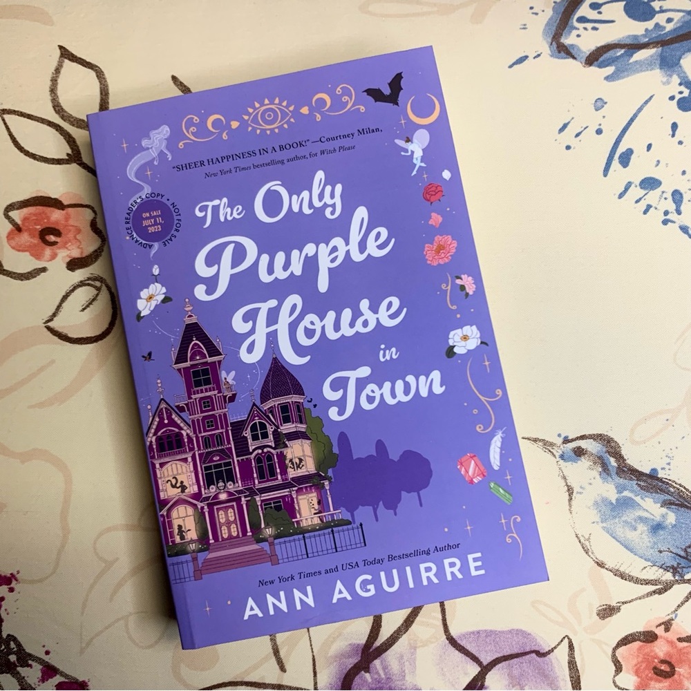 💜 The Only Purple House in Town by Ann Aguirre ARC